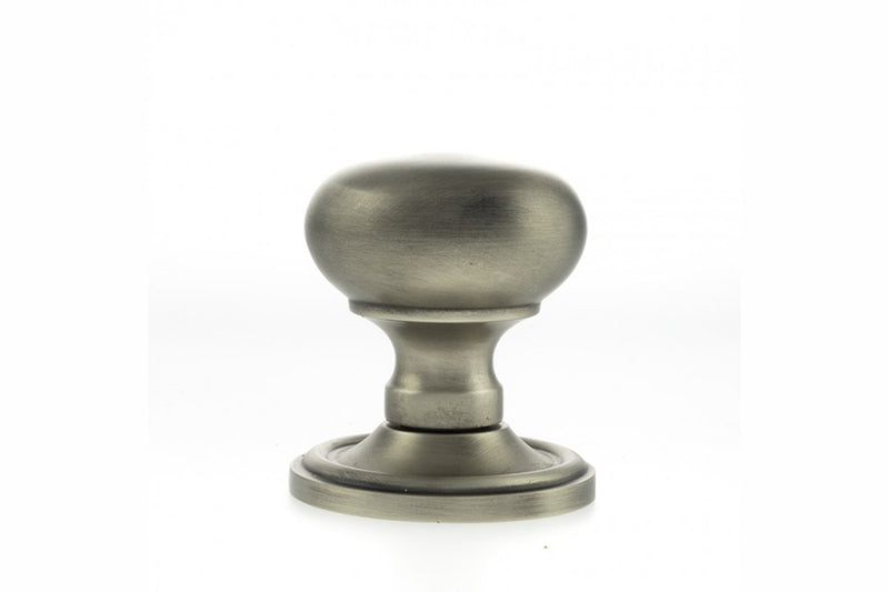 Old English Harrogate Solid Brass Mushroom Mortice Knob Concealed Fix Rose