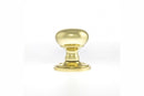 Old English Harrogate Solid Brass Mushroom Mortice Knob Concealed Fix Rose (Latch & Hinges Included) Mortice Knob Atlantic 