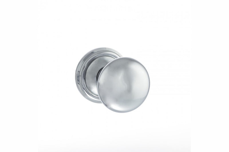 Old English Harrogate Solid Brass Mushroom Mortice Knob Concealed Fix Rose (Latch & Hinges Included)