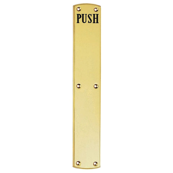 Engraved Push Plate