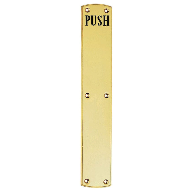 Engraved Push Plate