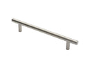 Straight T Pull Handle 22mm Eurospec Satin Stainless Steel 