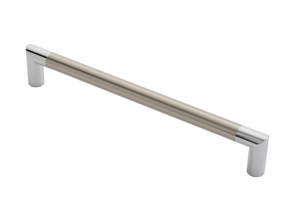Serozzetta Trend Suited Pull Handle Satin Nickel / Polished Chrome PH160BCPSN
