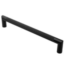 Mitred Lines Pull Handle Serozzetta Matt Black 