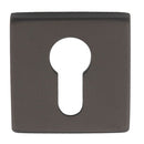 Manital Square Euro Profile Escutcheon Anthracite