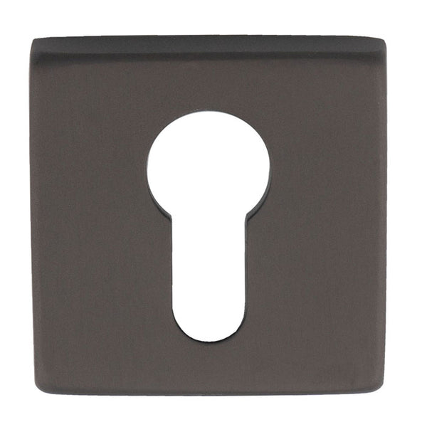 Manital Square Euro Profile Escutcheon Anthracite Anthracite QE001ANT