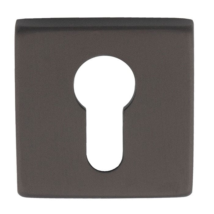 Manital Square Euro Profile Escutcheon Anthracite Escutcheon Manital Anthracite 