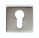 Square Euro Profile Escutcheon