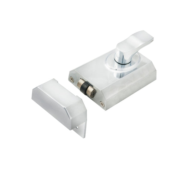 Contract Rim Cylinder Rollerbolt 60mm Polished Chrome RCB8260PC