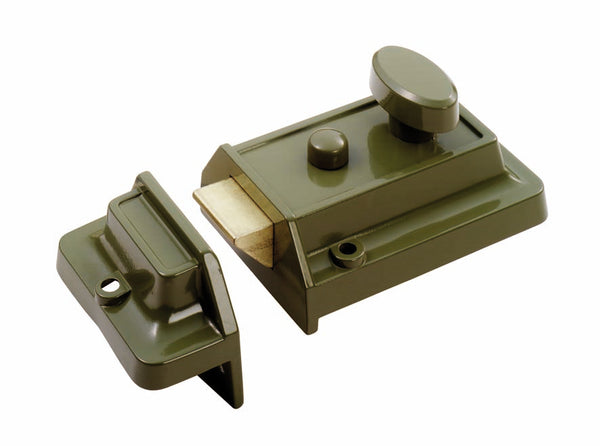Traditional Rim Cylinder Nightlatch Green RCN8160GN