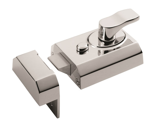 Contract Rim Cylinder Nightlatch 60mm Polished Chrome RCN8260PC