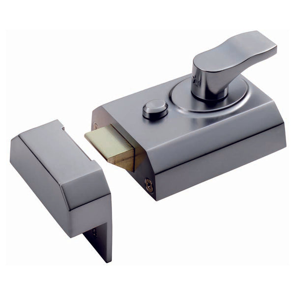 Contract Rim Cylinder Nightlatch 60mm Satin Chrome RCN8260SC