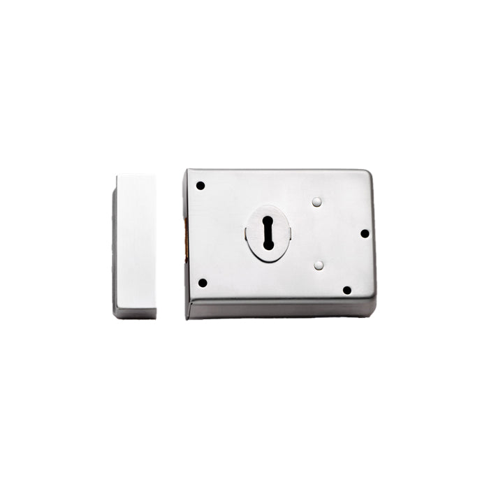 Traditional Rim Deadlock Satin Chrome RDE8043SC