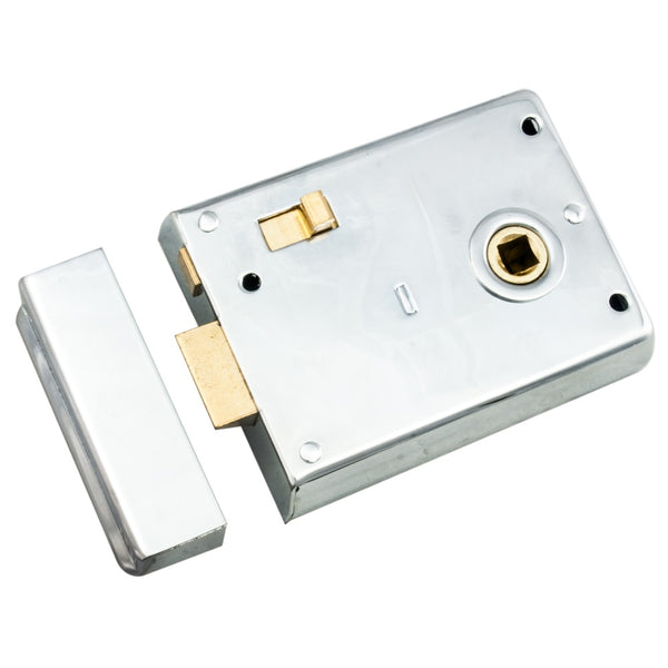Traditional Rim Latch Satin Chrome RLE8043SC