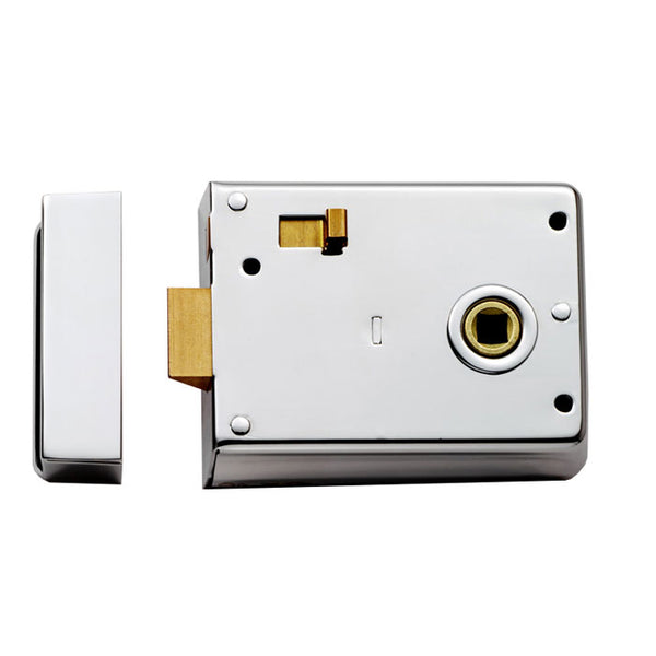 Traditional Rim Latch Polished Chrome RLE8043PC