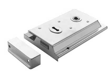 Traditional Rim Deadlock Polished Chrome RSE8064PC