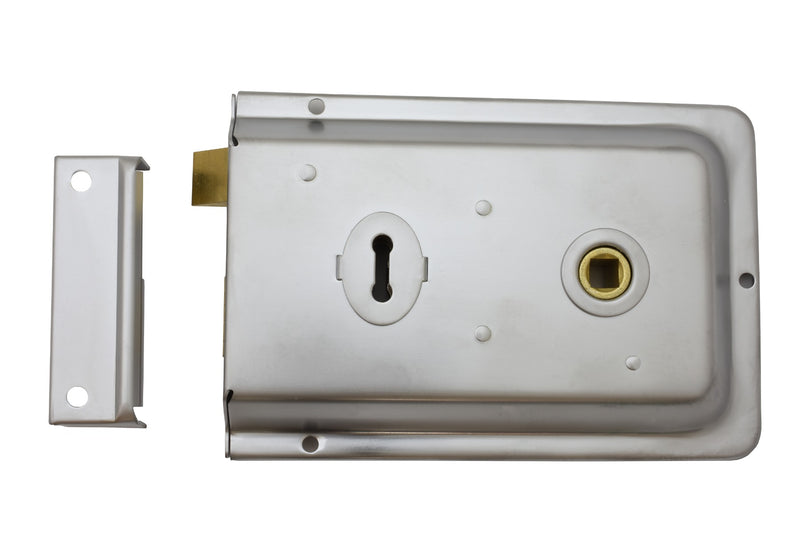 Traditional Rim Deadlock Satin Chrome RSE8064SC