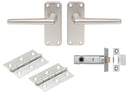 Aluminium Lever Latch Door Pack (Latch & Hinges Included)