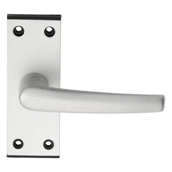 Aluminium MIAL Lever on Latch Backplate (Latch & Hinges Included)