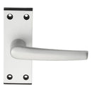 Aluminium MIAL Lever on Latch Backplate