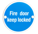 Signage Fire Door Keep Locked