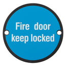 Signage Fire Door Keep Locked