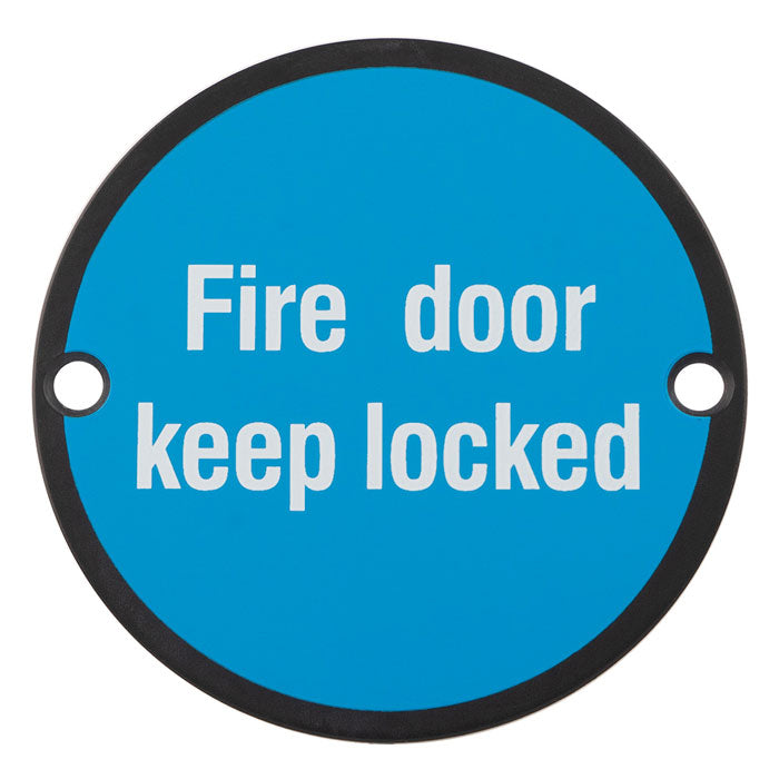 Signage Fire Door Keep Locked