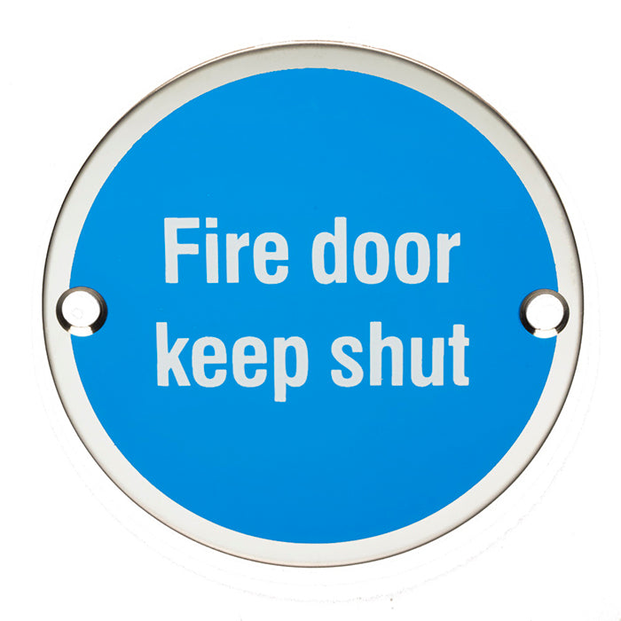 Signage Fire Door Keep Shut