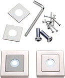 Square Rose Kit Rose Pack Eurospec Bright/Satin Stainless Steel 