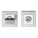 Square Thumbturn and Release Turn & Release Eurospec Bright/Satin Stainless Steel 