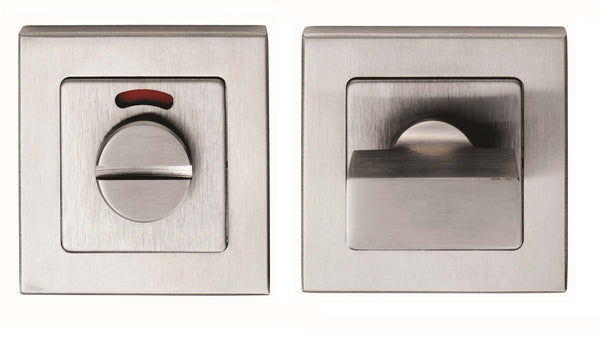 Square Thumbturn and Release with Indicator Satin Stainless Steel SST1415-ISSS