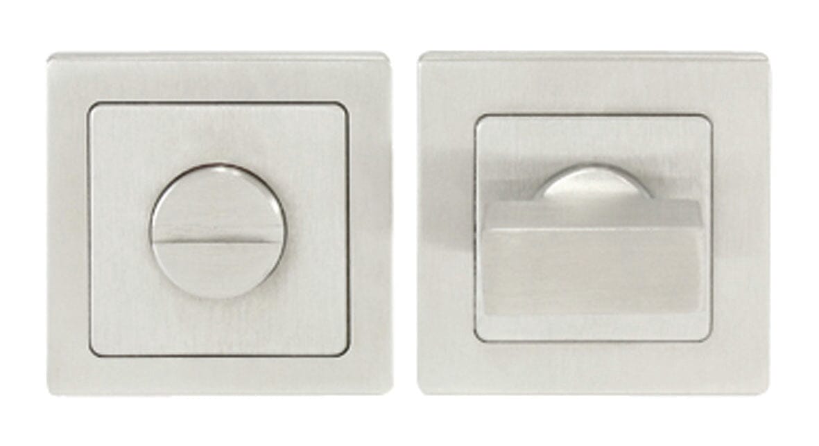 Square Thumbturn and Release Turn & Release Eurospec Satin Stainless Steel 