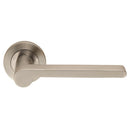 Steelworx SWL Lubecca Lever on Rose (Latch & Hinges Included) Lever On Rose Eurospec Satin Stainless Steel 