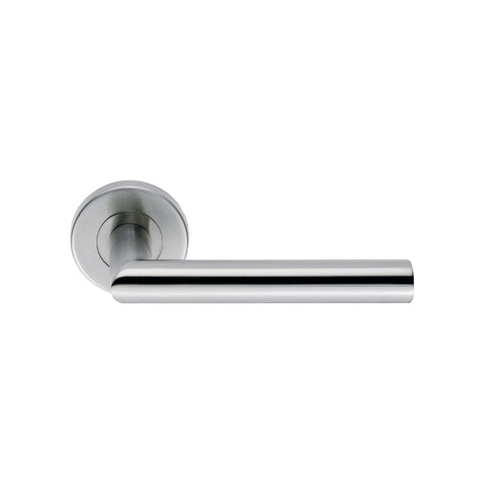 Steelworx SWL Treviri Lever on Rose (Latch & Hinges Included) Lever On Rose Eurospec Satin Stainless Steel 