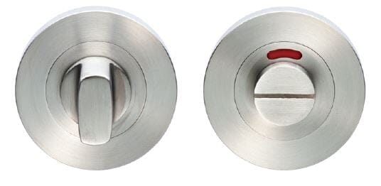 Small Turn and Indicator coin release Turn & Release Eurospec Satin Stainless Steel 
