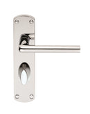 Serozzetta Uno Lever on WC Backplate (Latch & Hinges Included) Lever On Backplate Serozzetta Polished Chrome 