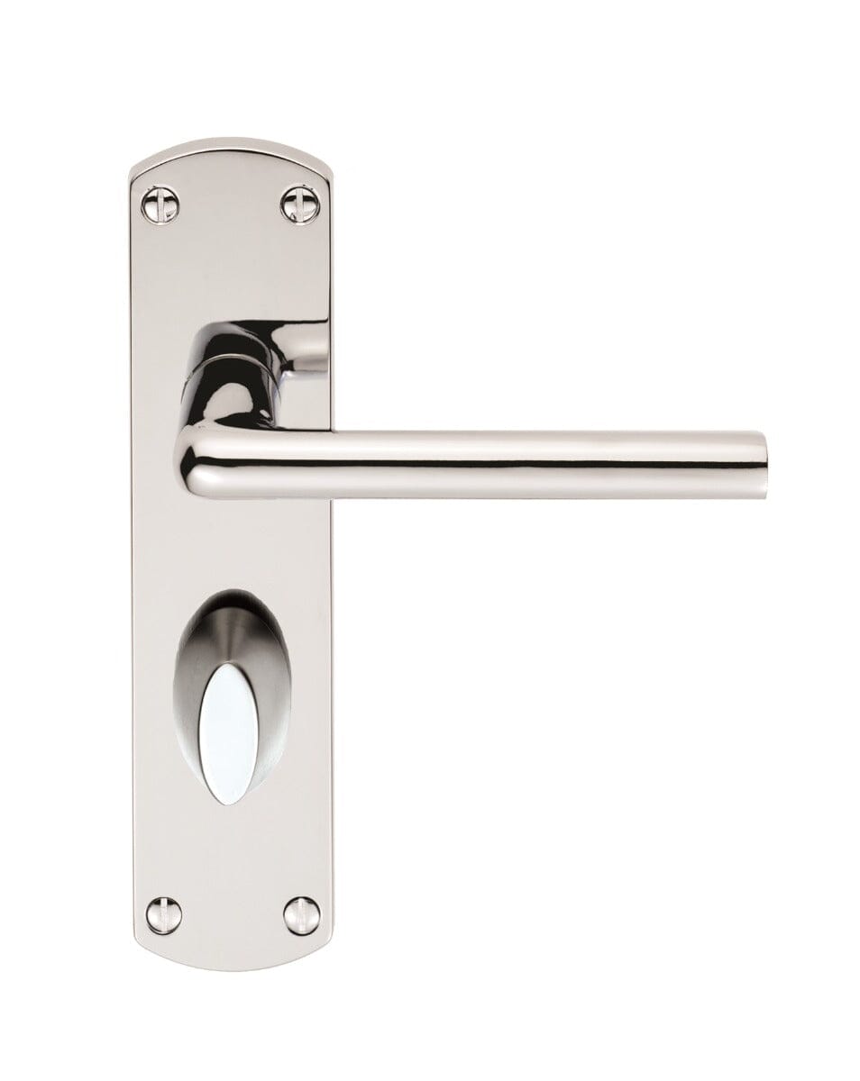 Serozzetta Uno Lever on WC Backplate (Latch & Hinges Included) Lever On Backplate Serozzetta Polished Chrome 