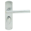 Serozzetta Uno Lever on WC Backplate (Latch & Hinges Included) Lever On Backplate Serozzetta Satin Chrome 
