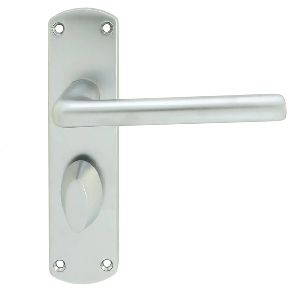 Serozzetta Uno Lever on WC Backplate Satin Chrome SZC013SC