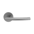 Serozzetta Dos Lever on Round Rose (Latch & Hinges Included) Lever On Rose Serozzetta Satin Chrome 
