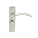 Serozzetta Tres Lever on WC Backplate Lever On Backplate Serozzetta Satin Chrome 