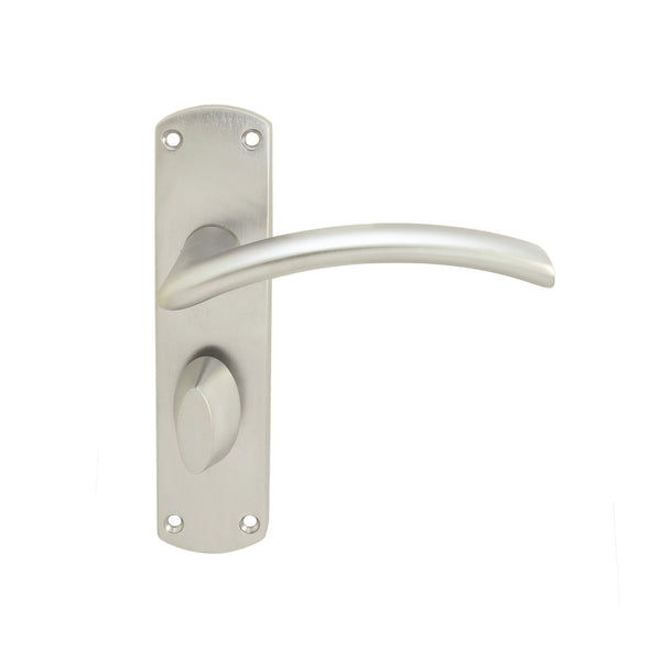 Serozzetta Tres Lever on WC Backplate Satin Chrome SZC033SC