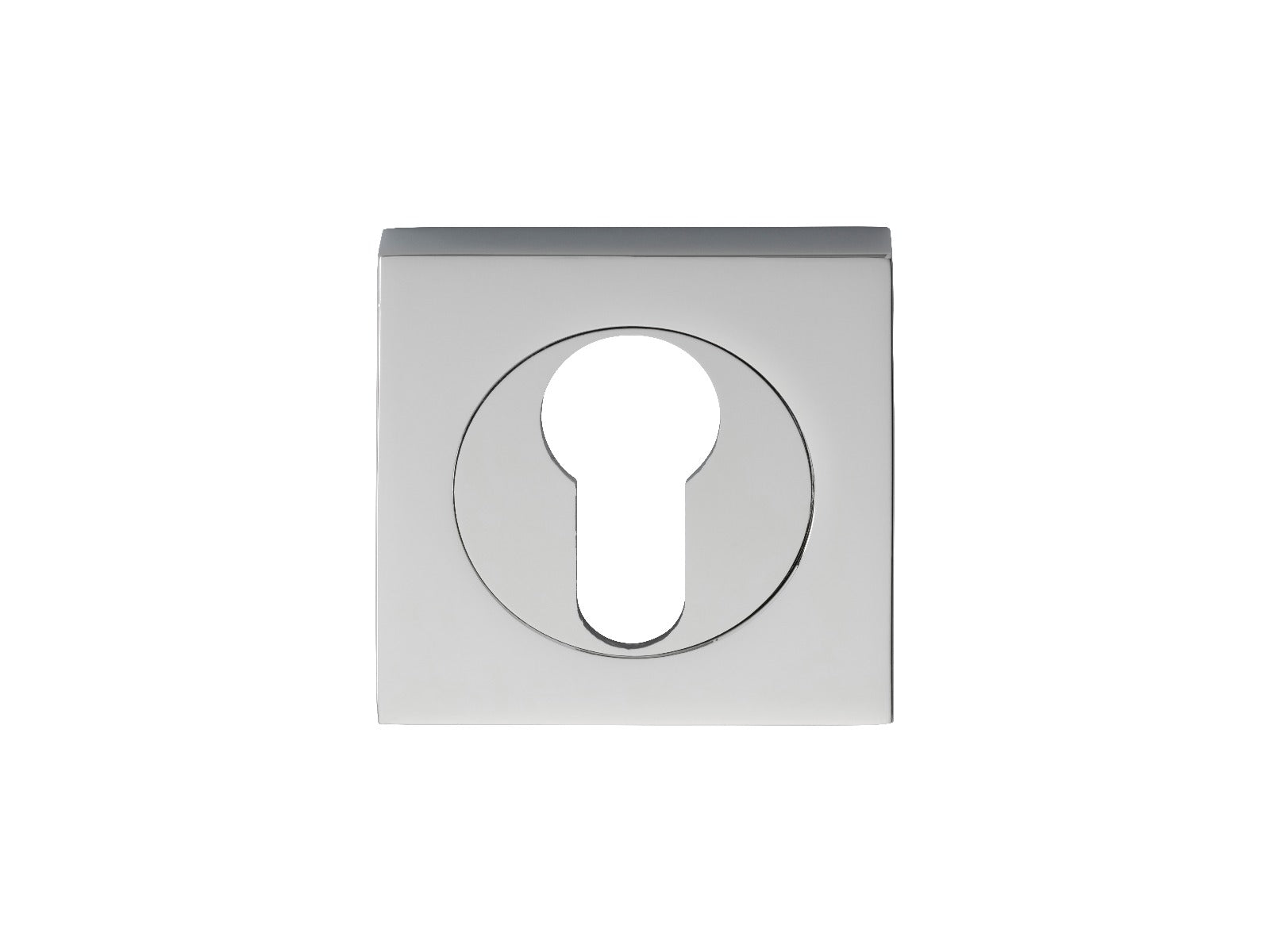 Serozzetta Square Euro Profile Escutcheon