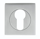 Serozzetta Square Euro Profile Escutcheon
