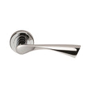 Serozzetta Breeze Lever on Round Rose (Latch & Hinges Included) Lever On Rose Serozzetta Polished Chrome 