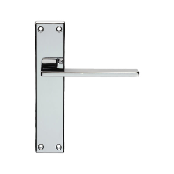 Serozzetta Zone Lever on Latch Backplate Polished Chrome SZM035CP