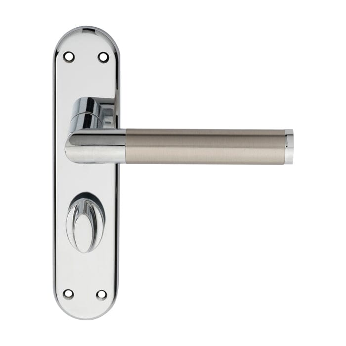 Serozzetta Scope Lever on WC Backplate Lever On Backplate Serozzetta Polished Chrome / Satin Nickel 