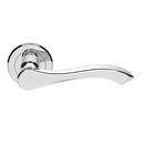 Serozzetta Style Lever on Round Rose (Latch & Hinges Included) Lever On Rose Serozzetta Polished Chrome 