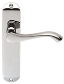 Serozzetta Lever on Latch Backplate (Latch & Hinges Included) Lever On Backplate Serozzetta Polished Chrome 