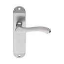 Serozzetta Lever on Latch Backplate (Latch & Hinges Included) Lever On Backplate Serozzetta Satin Chrome 